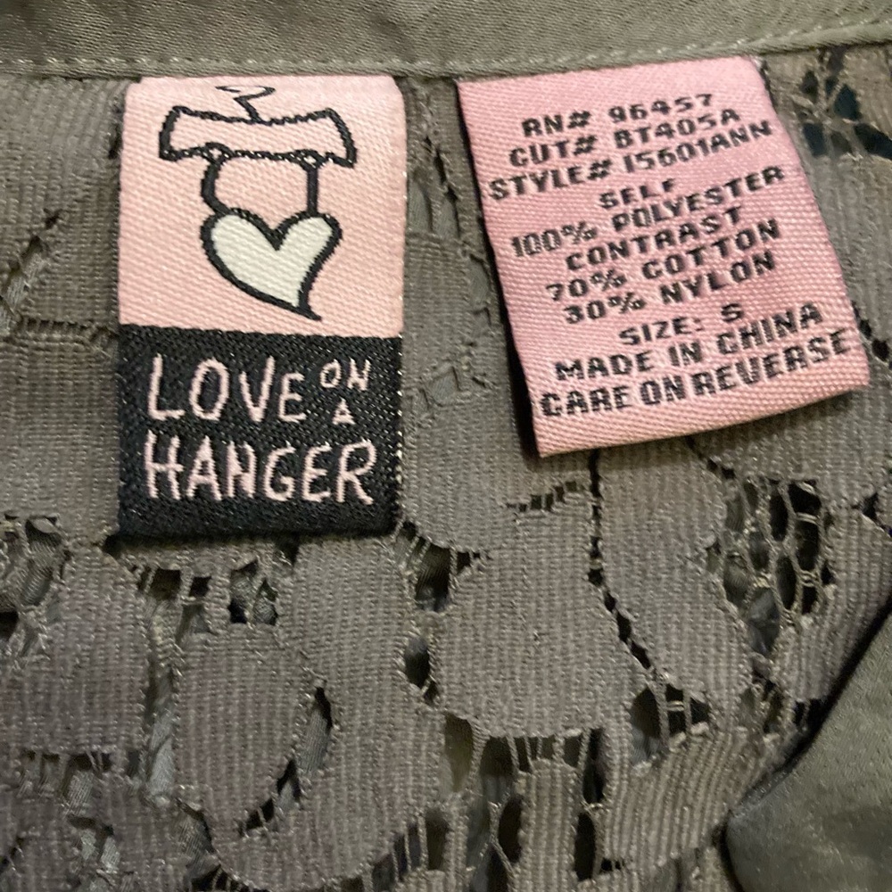 Love On A Hanger | Gray Ruffled Smocked Waist Dress S - Picture 3 of 4